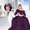 Purple, variant on Ocuuziisu Wearable Heated Throw Blanket with Pockets, 50" x 70" Flannel and Sherpa Electric Wrap Poncho Shawl, 9 Heat Settings, 10-Hour Auto Shut Off, Machine Washable, Dark Blue