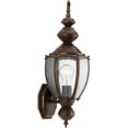 thumbnail image 2 of Progress Lighting Roman Coach 1-Light Medium Wall Lantern in Antique Bronze with Seeded Glass Panels, 2 of 2