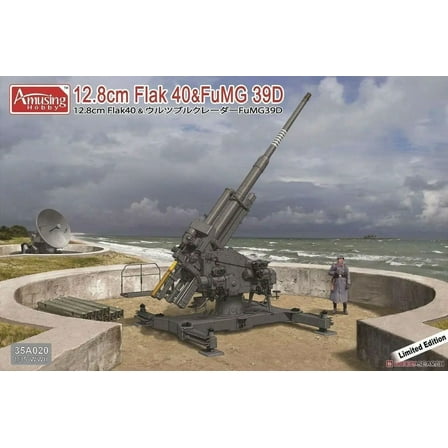 Amusing Hobby 35A020 1/3512.8cm Flak 40 & FuMG 39D Model Kit