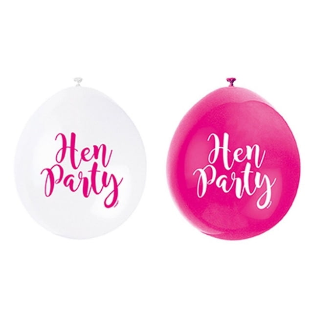 Unique Ballons de Nuit en Latex « Hen » pour Fête (Lot de 10)