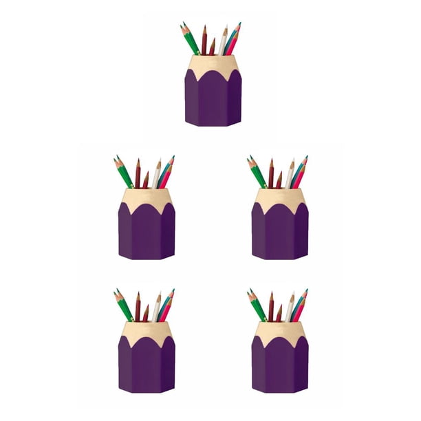 Sidaley Plástico Extraíble Suministros para estudiantes Forma de lápiz Portalápices de doble Type4 NO4
