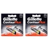 Gillette Contour Plus (same as Atra Plus) Refill Blade Cartridges, 10 Count