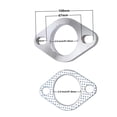 thumbnail image 2 of Ensemble de Joints d'Échappement en Acier Inoxydable à Deux Trous Rhodic pour Tuyau d'Échappement Automobile, 2 of 8
