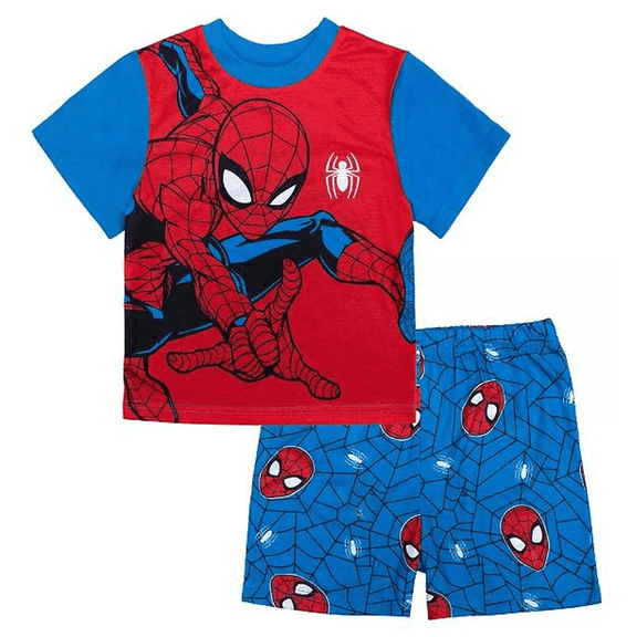 Marvel Toddler Boys Spiderman 2 Piece Short Pajama Set