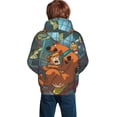 thumbnail image 6 of Lsque Scooby-Doo Patten Youth Hoodie Sweatshirt Pullover with Kangaroo Pocket Boys and Girls Hoodie Warm Hoodie for Kids, 6 of 8