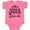 Hot Pink, variant on Inktastic Nana and Grandpa Love Me Girls Baby Bodysuit