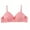Hot Pink, variant on Odeerbi Seamless Bras for Women 2025 No Underwire Solid Color Comfortable Hollow Out Perspective Underwear No Rims Khaki