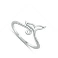 thumbnail image 4 of Whale Tail Filagree Wholesale Ring .925 Sterling Silver Band Jewelry Female Male Unisex Size 4, 4 of 4