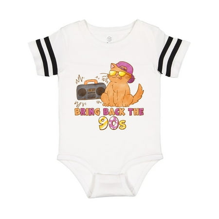 

Inktastic Bring Back the 90s Cool Orange Cat Gift Baby Boy or Baby Girl Bodysuit