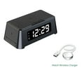 thumbnail image 1 of 15W Qi Alarm Clock Wireless Charger Pad For Phone Plus Charger For Watch Earphone ,Quick Charge Advantage, 1 of 6