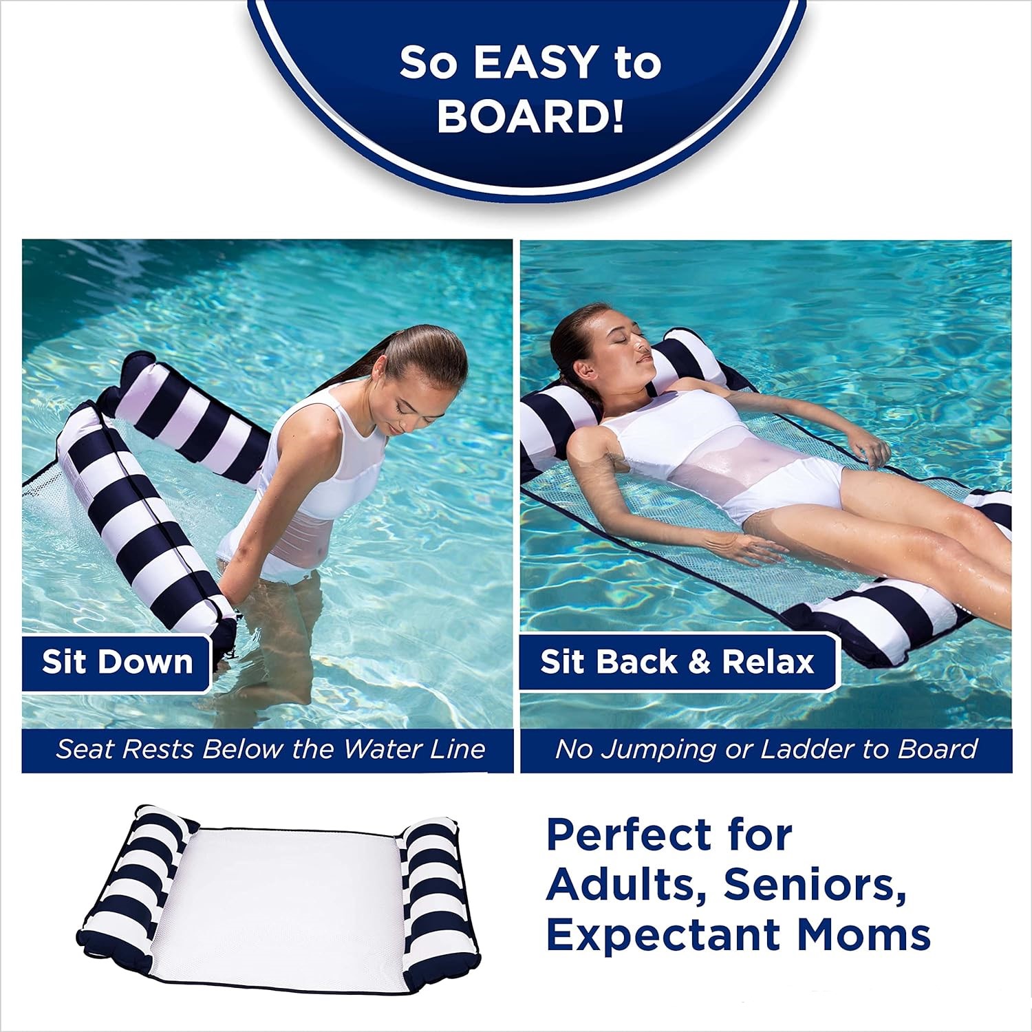 BN-LINK 4-in-1 Inflatable Pool Float 2-Pack photo 3
