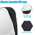 thumbnail image 5 of Foldable Windshield Sun Shade Blocking UVR Durable Sunshade Protector for Kia K5 2021-2022 49x72cm, 5 of 6