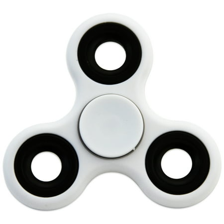 Vertigo Fidget Toy Hand Spinner Stress Reducer with Ultra-Fast Bearings, White