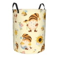 thumbnail image 2 of Daiia watercolor Bee Honey Honeycomb Bee Laundry Hamper With Handles Large Storage Basket/Toy Organizer/Dirty Clothes Collapsible Waterproof For College Dorms, Bedroom,Bathroom, 2 of 8