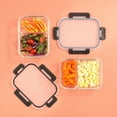 thumbnail image 5 of JoyJolt 2-Sectional Food Prep Storage Containers - Set of 5 - Black, 5 of 11