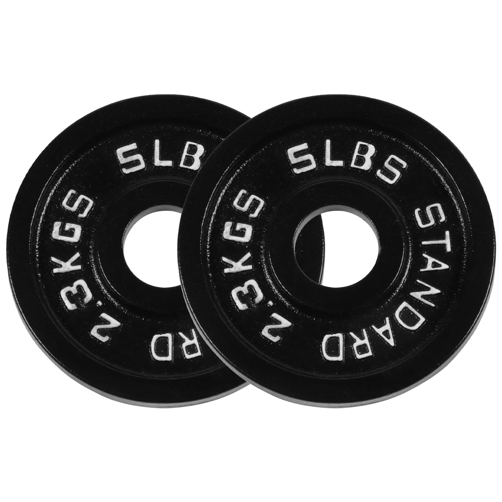 5.5 lbs-44 lbs Olympic Barbell Standard 2” Exercise Weights Plates Gym Home 