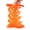 Pink Light Orange, variant on Colorful  Paper Streamer Garland - Handmade Lucky Banner for Home Party, Banquet & Photo Booth Props