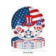 thumbnail image 3 of Juego de 20 Platos de Papel Desechables para Fiestas Del Día de Los Veteranos, Día de La Independencia (4 de Julio). Vajilla para Fiestas y Decoración Festiva., 3 of 6