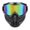 Multicolor, variant on Integrated Face Mask with Anti-Fog Goggles, Wind Dust Sand Proof Detachable Adjustable Protective Mask, High Impact Plastic for Cycling Skiing Welding Paintball Airsoft