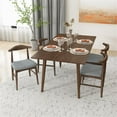 thumbnail image 2 of Alpen Modern Solid Wood Dining Room & Kitchen Table and Chair Set of 4, 2 of 7