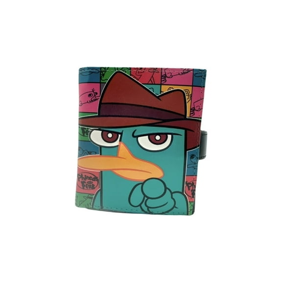 Disney Phineas and Ferb Agent P Faux Leather multi colored wallet