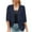 Navy, variant on NaWent Women's Lace Cardigan Open Front 3/4 Sleeve Sheer Elegant Casual Blazer Jacket Navy XL