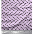 thumbnail image 1 of Soimoi Purple Cotton Duck Fabric Dot & Bat Animal Print Fabric by Yard 42 Inch Wide, 1 of 3