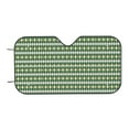 thumbnail image 4 of Uemuo Light Green Squares Pattern Accordion Car Windshield Sun Shade, Foldable Reflective Sun Visor for Car, Reflector Windshield Sunshade-Medium, 4 of 7