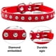 thumbnail image 3 of Collar para perros ancho y grueso con remaches de cuero. Adecuado para cuellos de 14" a 17", variedad media., 3 of 5
