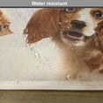 thumbnail image 6 of Ambesonne Funny Place Mats Set of 4, Cats Dogs in Sky Clouds, Standard Size, Multicolor, 6 of 6