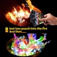 thumbnail image 4 of (6 Pack) Magic Campfire Fire Color Changing Packets for Fire Pit, Indoor/Outdoor Fireplace, Bonfire - Rainbow Magical Flame, Camping Accessory, Compatible with Wood, 4 of 7