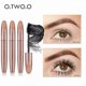 thumbnail image 1 of 3X Waterproof Mascara Lengthens Eyelashes Extension Black 3D Silk Fiber Mascara Extra Volume Female Mascara Makeup, 1 of 5