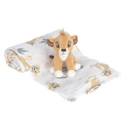 Lambs & Ivy Disney Baby Lion King Simba Swaddle Blanket & Plush Toy Gift Set