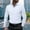 A_ White, variant on YLSDY Mens Dress Shirts Business Stretch Long Sleeve Collared Casual Solid Wedding Dating Button Down Shirt Black M