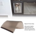 thumbnail image 3 of Tiras De Puertas De Mascotas Magnéticas, Para Puertas Para Perros Y Gatos Aislamiento Térmico Colgajo De Reemplazo Transparente Fácil Instalación Protección De Tiro De, 3 of 7