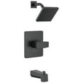 thumbnail image 1 of Delta Faucet T14467-BL-PP Baignoire et Douche Modernes, Noir Mat, 1 of 1