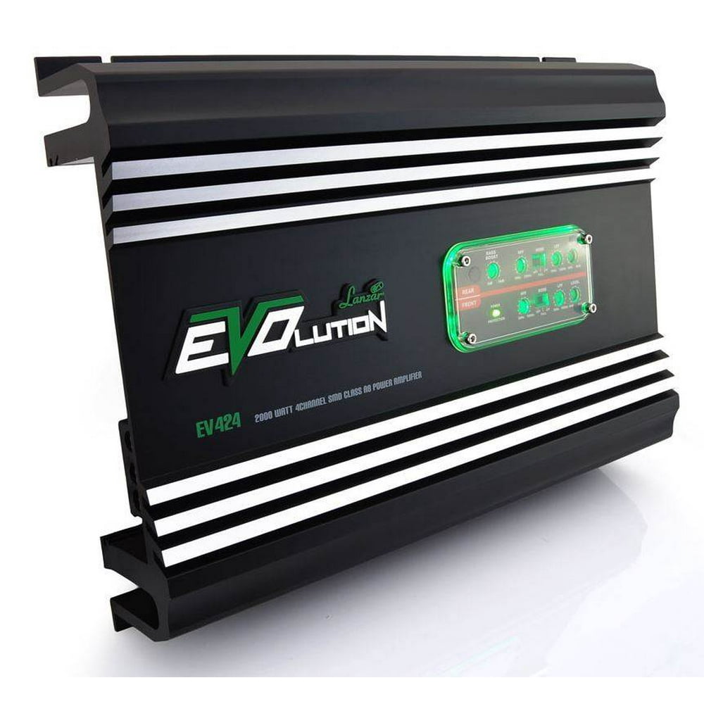 New Lanzar EV424 2000 Watt 4 Channel Car Audio Power Amplifier Amp