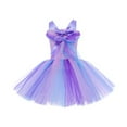 thumbnail image 3 of Rggeeun Toddler Sparkly Tutu Dress For Girls Party Gown Fairy Sea Themed Ballet Recital Dresses With Sequin Appliques For Pageants Festive Events And Stage Performances Comfort Casual O-Neck Sundress, 3 of 3