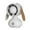 Grey, variant on Portable Fans with Puppy Ears,350mah Rechargeable Personal Fan ,Summer Creative USB Charging Portable Silent Keychain Mini Fan Handheld for Travel Walking Hiking-Grey