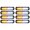 Amber/White, variant on 8PCS Sync Ultra Slim LED Strobe Warning Lights for Vehicle Grille Mount