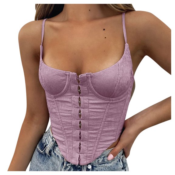 Fengqque Women's Fashion Lace Stitching Vest Sleeveless Tank Tops Casual Blouse Tops