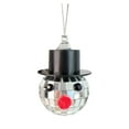 thumbnail image 2 of Clearance Christmas Decoration! Christmas Snowman Pendant Mirror Ball Ornaments Hooded Snowman Christmas Tree Decorations, 2 of 5
