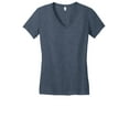 thumbnail image 5 of District   Juniors Very Important Tee V Neck-4XL (Heathered Navy), 5 of 6