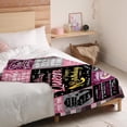 thumbnail image 4 of Queen Birthday Gifts for Women, Unique Happy Birthday Fleece Throw Blanket 50" x 60", Funny Women''s Birthday Decorations Gifts, Best Queen Birthday Gfit Ideas for Mom, Wife, Sister, Friends, Female, 4 of 6