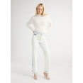 thumbnail image 4 of Scoop Women’s High Rise Stovepipe Jeans, Sizes 0-18, 4 of 5