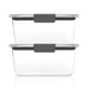 thumbnail image 2 of Set 2x Recipiente Alimentos Rubbermaid Tuper Plástico 4.7tz Brilliance, 2 of 3