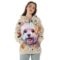 thumbnail image 4 of Maltese Portrait Watercolor Vintage Retro Styles All Over Print 3D Hoodie Unisex Merch Hoodies Maltese Dog Lover Gifts Idea - 00001, 4 of 6