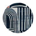 thumbnail image 4 of Acheng Geometric Abstract Art Round Tablecloth Washable for Home Kitchen Outdoor Decoration 100% Polyester Fiber Outdoor Fitted 38-42, 4 of 8