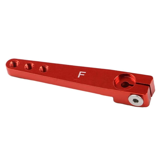 CNC Metal RC Servo cuerno 25T Servo brazo rojo anodizado accesorios de superficie aleación de aluminio RC Servo brazo para avión