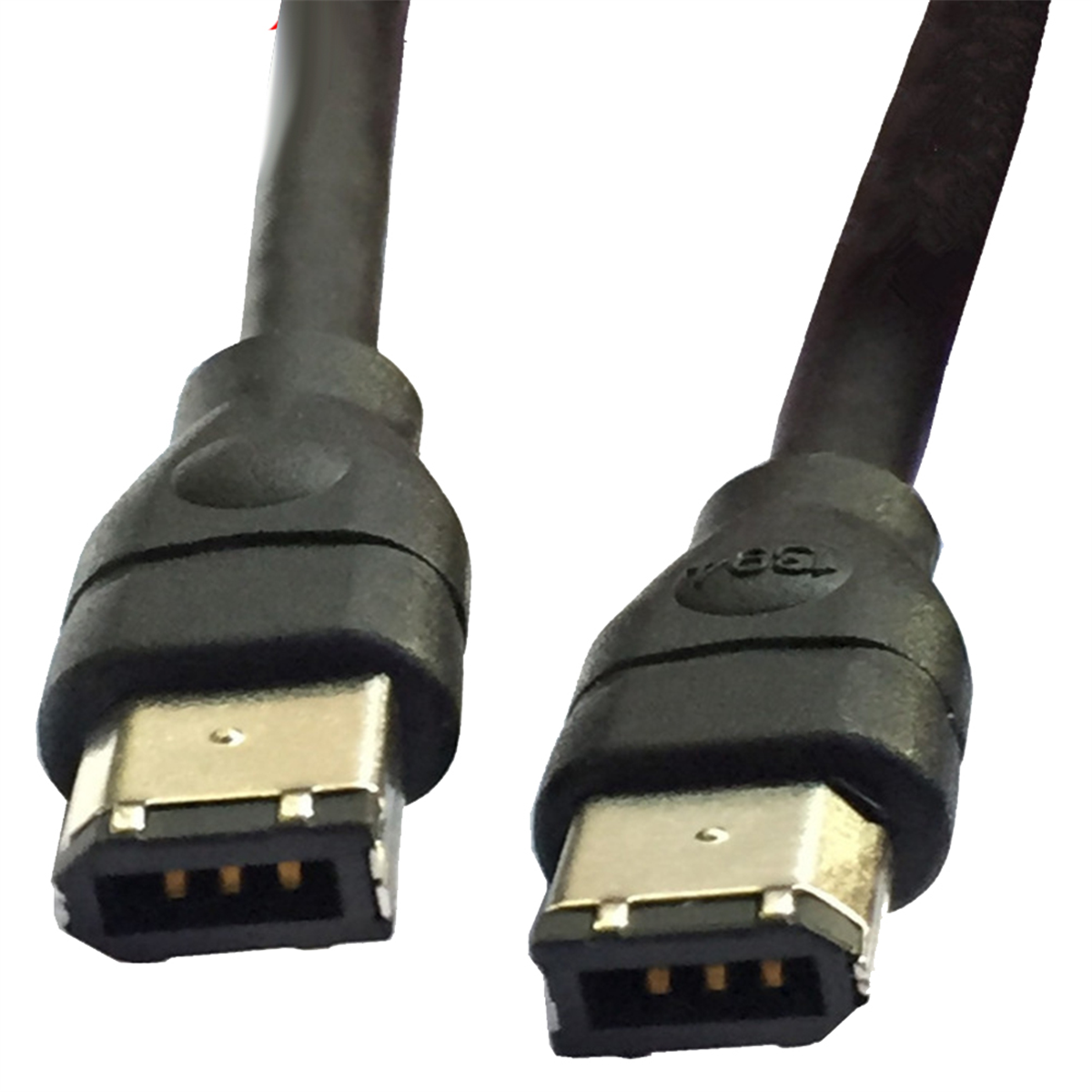 1.8m Firewire Cable Black IEEE 1394 Firewire 400 to Firewire 400